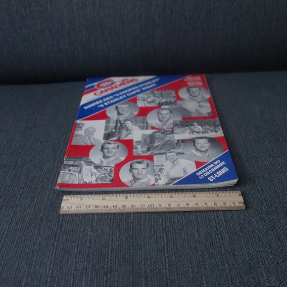 Les Canadiens Special Edition Blues de StLouis Canadiens de Montreal Dec 13 1983 - Picture 4 of 16